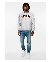 Champion Men's Heather Gray Houston Astros Reverse Weave Sweatshirt