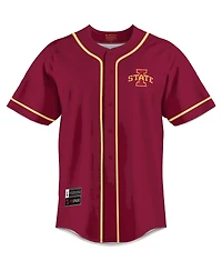 Gameday Greats Men's Cardinal Iowa State Cyclones Lightweight Baseball Jersey