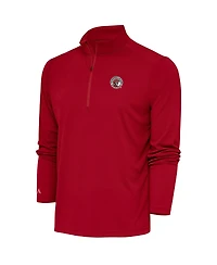 Antigua Men's Red Tampa Spartans Tribute Quarter-Zip Sweatshirt