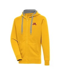 Antigua Men's Gold Minnesota Golden Gophers Victory Full-Zip Hoodie