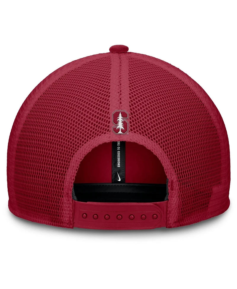 Nike Men's Cardinal Stanford Cardinal Rise Adjustable Hat