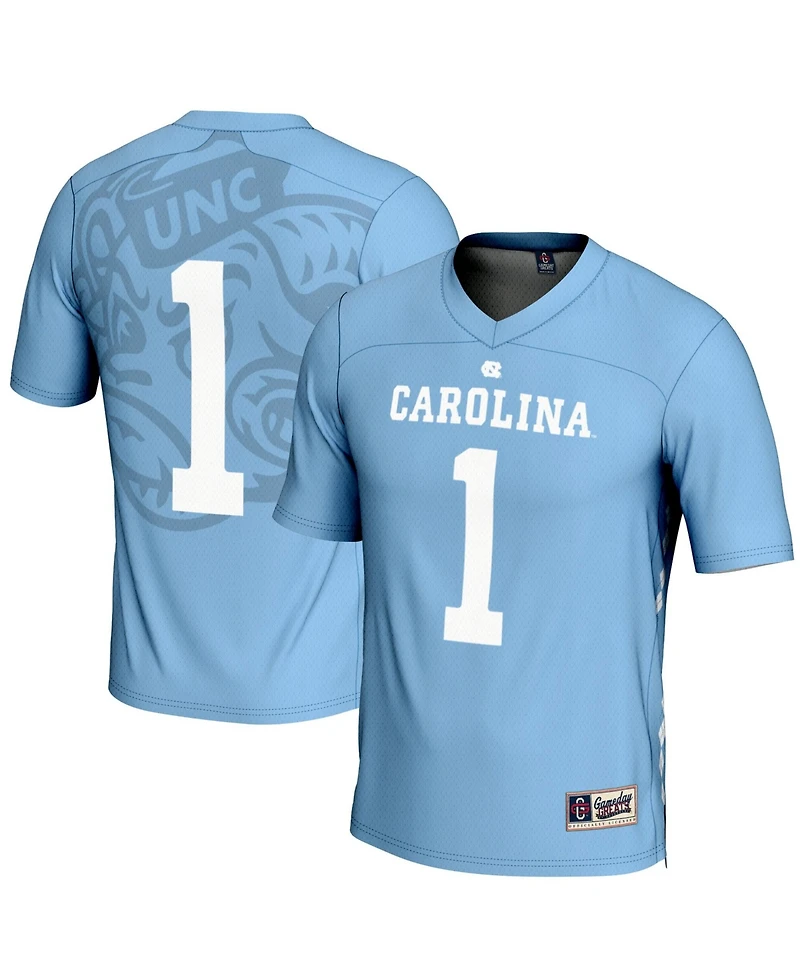 Gameday Greats Men's 1 Carolina Blue North Carolina Tar Heels Lightweight Men's Lacrosse Jersey