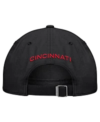 Nike Men's Black Cincinnati Bearcats 2026 Sideline Club Adjustable Hat