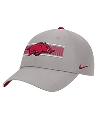Nike Men's Gray Arkansas Razorbacks Ripstop Dri-fit Adjustable Hat
