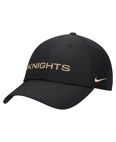 Nike Men's Black Ucf Knights 2026 Sideline Ripstop Dri-fit Adjustable Hat