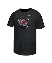 Nike Big Boys and Girls Black South Carolina Gamecocks Primary Logo T-Shirt