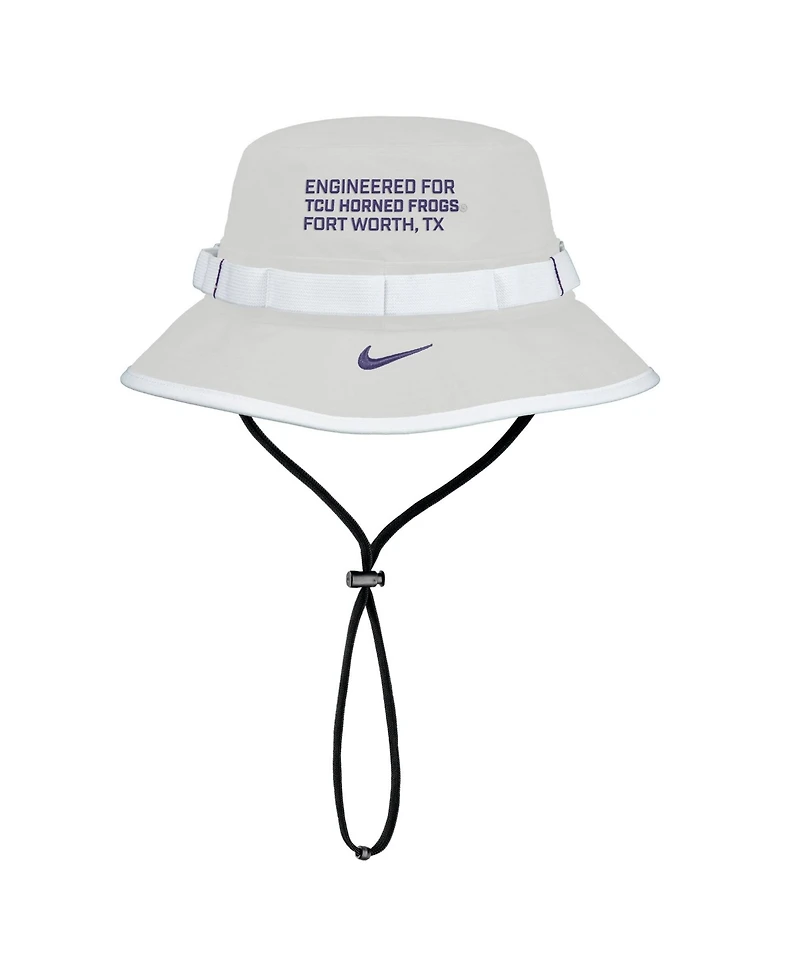 Nike Men's Gray Tcu Horned Frogs 2025 On-Field Boonie Performance Bucket Hat