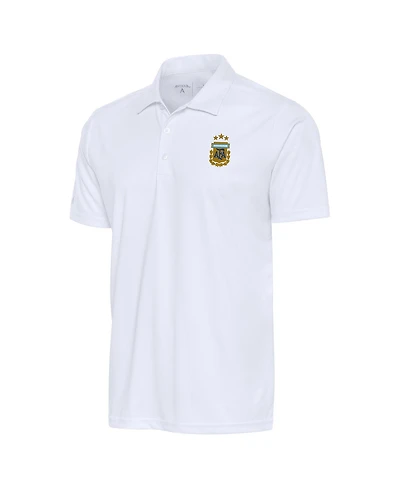 Antigua Men's White Argentina National Team Tribute Polo Shirt