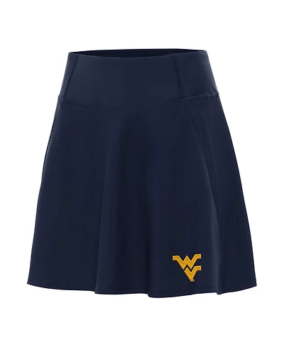 Antigua Women's Navy West Virginia Mountaineers Chip Skort