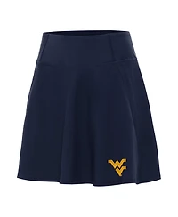 Antigua Women's Navy West Virginia Mountaineers Chip Skort