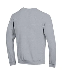 Champion Men's Champion Heather Gray Arkansas Razorbacks Arch Over Logo Pullover Sweatshirt