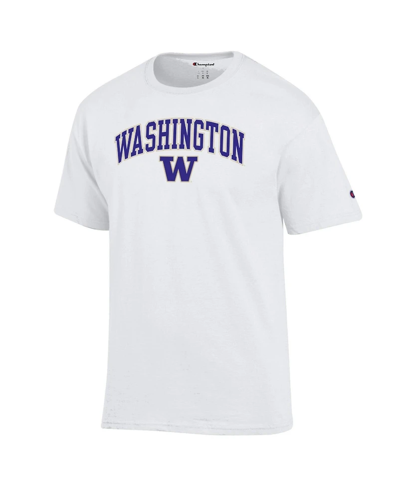 Champion Men's Champion White Washington Huskies Arch Over Logo T-Shirt