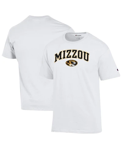 Champion Men's Champion White Missouri Tigers Arched Logo T-Shirt