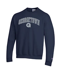 Champion Men's Champion Navy Georgetown Hoyas Arch Over Logo Pullover Sweatshirt