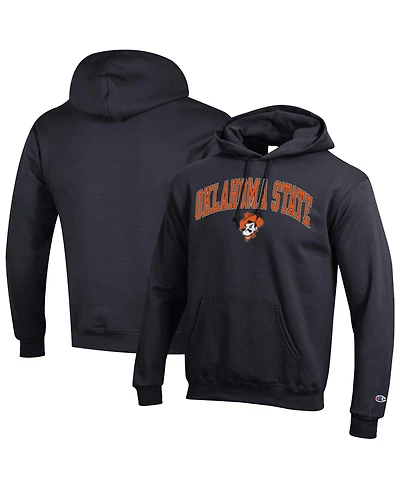 Champion Men's Champion Black Oklahoma State Cowboys Arch Over Logo Pullover Hoodie