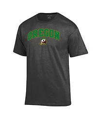 Champion Men's Champion Charcoal Oregon Ducks Arched Logo T-Shirt