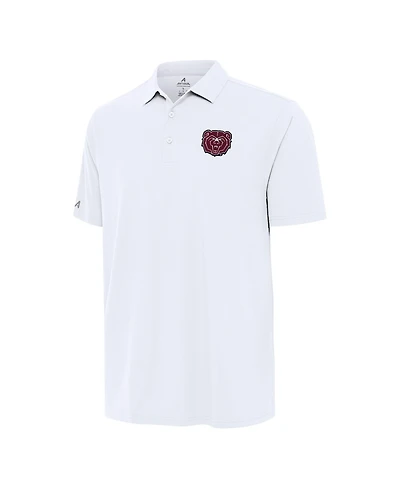 Antigua Men's White Missouri State University Bears Era Polo Shirt