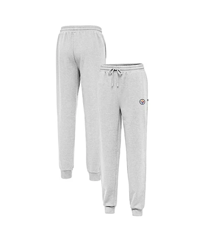Antigua Men's Heather Gray Pittsburgh Steelers Idol Jogger Pants