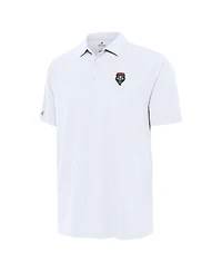 Antigua Men's White New Mexico Lobos Era Polo Shirt