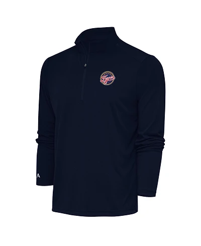 Antigua Men's Navy Indiana Fever Tribute Quarter-Zip Sweatshirt