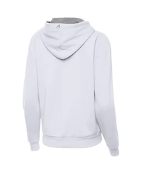 Antigua Women's White Indiana Fever Victory Pullover Hoodie