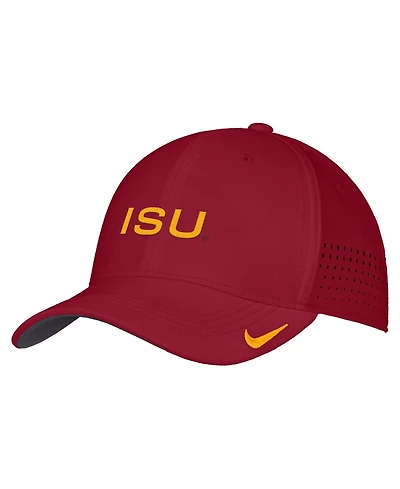Nike Men's Cardinal Iowa State Cyclones 2026 On-Field AeroBill SwooshFlex Dri-fit Hat