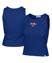 '47 Brand Women's Buffalo Bills Cropped Ribbed Cotton-Blend Tank Top