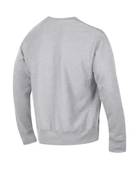 Champion Men's Heather Gray New York Giants Reverse Weave Fleece Pullover Sweatshirt