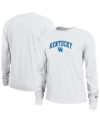Champion Women's Kentucky Wildcats Long-Sleeve Crewneck T-Shirt