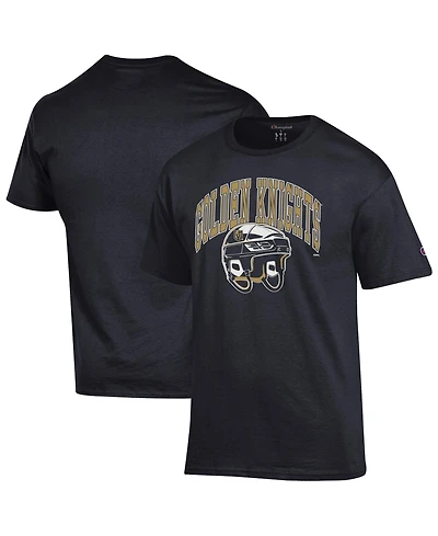 Champion Men's Black Vegas Golden Knights Helmet T-Shirt