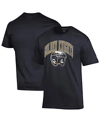Champion Men's Black Vegas Golden Knights Helmet T-Shirt