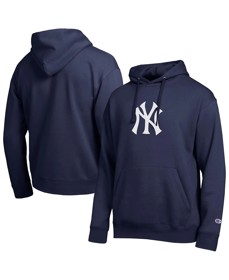 Champion Men's Navy New York Yankees All Star Embroidered Logo Hoodie