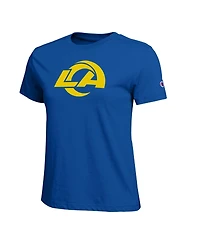 Champion Women's Los Angeles Rams Screen Print Crewneck T-Shirt