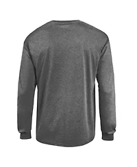 Champion Men's Heather Charcoal Tampa Bay Buccaneers Arch Over Logo Long sleeves T-Shirt