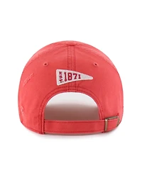 '47 Brand Men's and Women's Cardinal Arkansas Razorbacks Well-Worn Seymore Clean Up Adjustable Hat