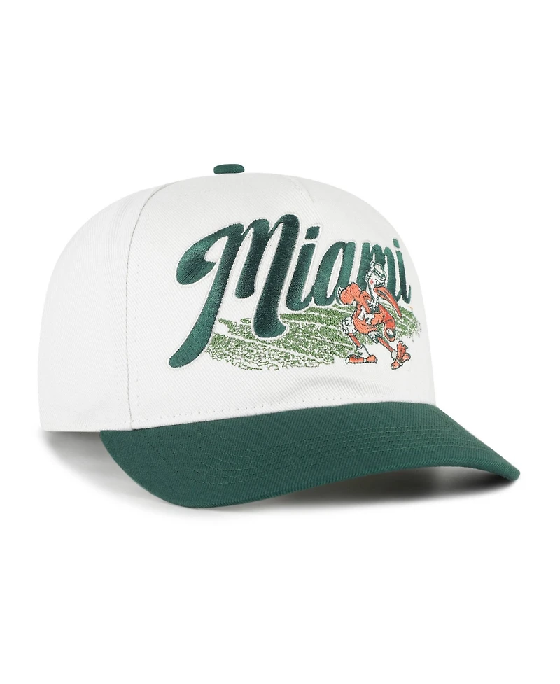 '47 Brand Men's and Women's Natural Miami Hurricanes Saturday Capsule Enfield Hitch Adjustable Hat