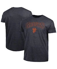 Champion Men's Black San Francisco Giants Cooperstown Wordmark Lockup Tri-Blend T-Shirt