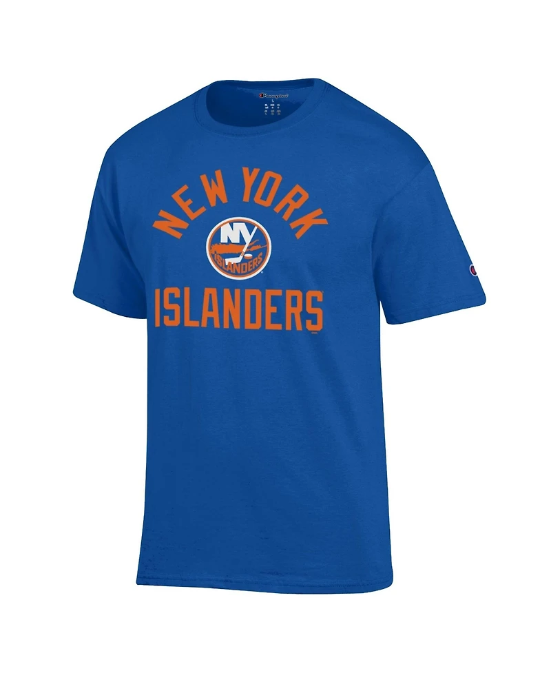 Champion Men's Royal New York Islanders Primary Logo Jersey T-Shirt