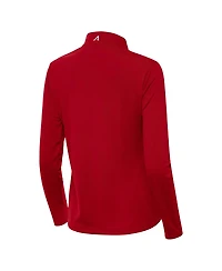 Antigua Women's Crimson Indiana Hoosiers College Football Playoff 2025 National Champions Tribute Half-Zip Jacket