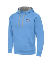 Antigua Men's Light Blue Tennessee Titans Victory Hoodie