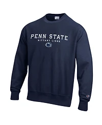 Champion Men's Navy Penn State Nittany Lions Relentless Reverse Weave Sweatshirt