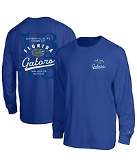 Champion Men's Royal Florida Gators Laminated All-Star Long sleeves T-Shirt