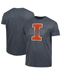 Champion Men's Navy Illinois Fighting Illini Vintage Triumph Tri-Blend T-Shirt