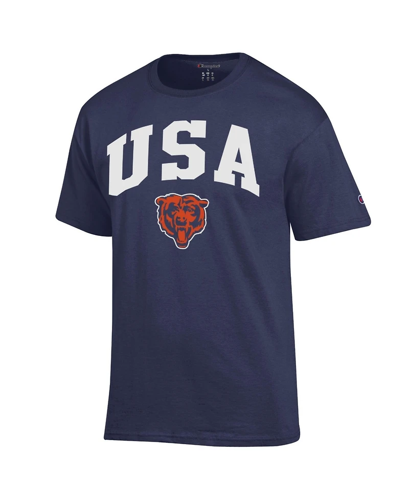 Champion Men's Navy Chicago Bears Americana T-Shirt
