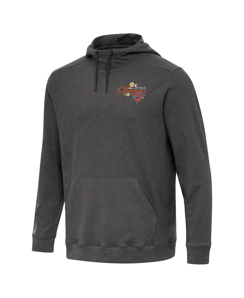 Antigua Men's Black New York Knicks 2026 Nba Finals Champions Official Cloud Hoodie