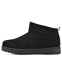 White Mountain Women's Inspa Faux Fur Pull-On Booties