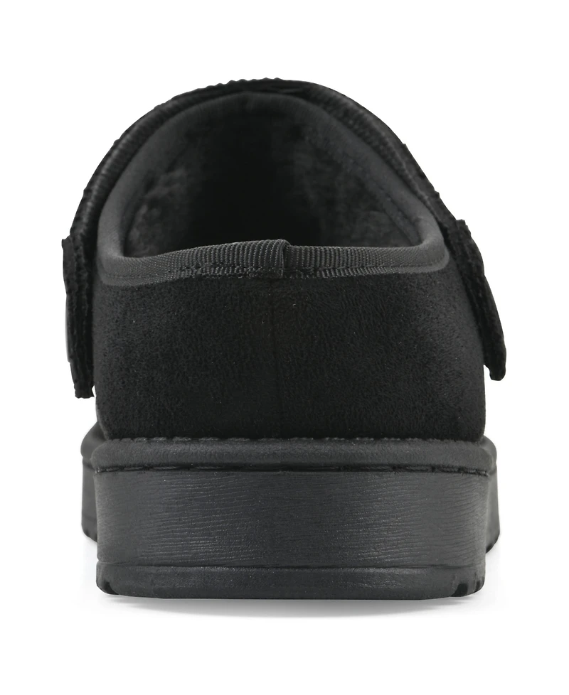 White Mountain Women's Incast Faux Fur-Lined Clogs