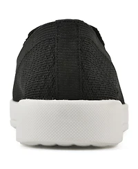 White Mountain Women's Upstay Slip-On Sneaker Flats