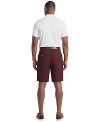 Pga Tour Men's Flat Front Micro Geometric Printed Shorts, 9" Inseam