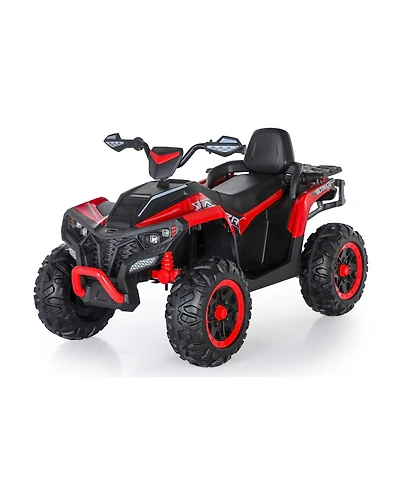 Yobtop 24V Kids Atv 4 Wheeler 4WD, 4x200W Motors, 2-Seater Ride-On Toy, Ages 3-8